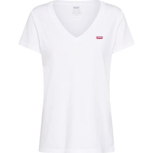 Levi's T-shirt Perfect Tee met V-hals Wit