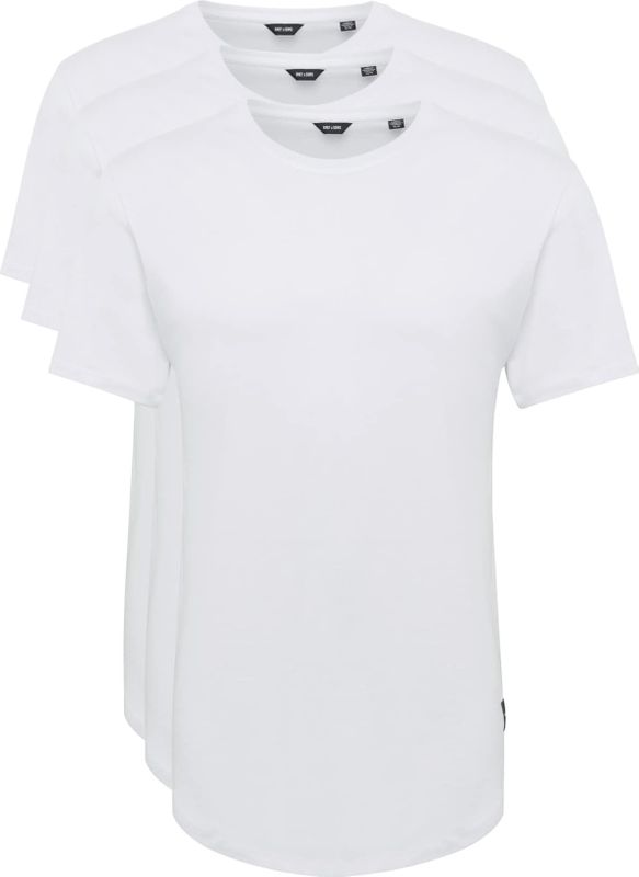 ONLY & SONS T-shirt ONSMATT Wit (set van 3)