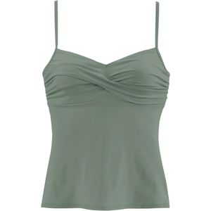 Unikleur - Bikinitopje - Olijf - Microvezel - Met Beugel