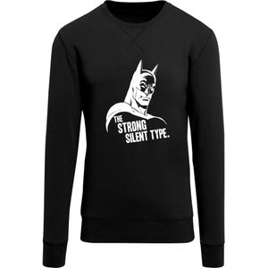 Sweatshirt 'Batman The Strong Silent Type Superheld'