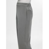 Selected Femme Emma-Tara MW Wide Pant Light Grey Melange