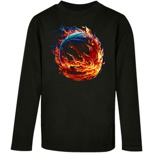 Shirt 'Basketball on fire'