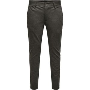 ONLY & SONS Gemêleerde Tapered Fit Broek ONSMARK Slate Black