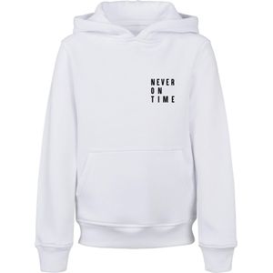 Sweatshirt 'Never On Time'