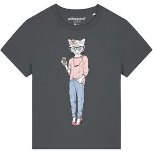 Shirt 'Hipster Cat with Moustache'