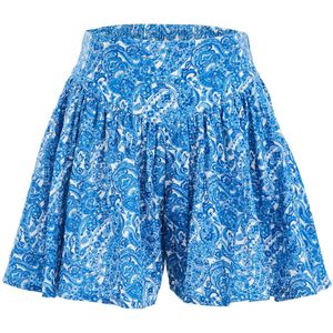 WE Fashion Regular Fit Casual Short Blauw