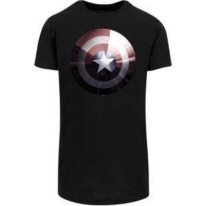 Shirt 'Marvel Captain America Shield Shiny'