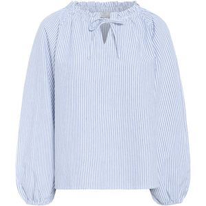 Kaffe Blouse 'Nelly' lichtblauw / wit
