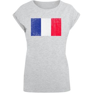 Shirt 'France Frankreich Flagge distressed'