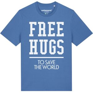 Shirt 'Free hugs to save the world'