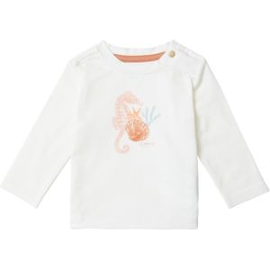 Noppies Girls Tee Caroline long sleeve Meisjes T-shirt - Whisper White