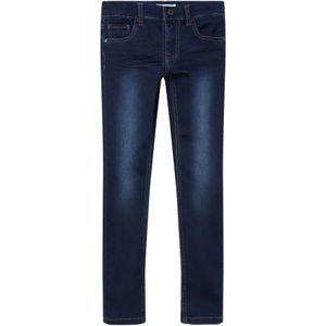 NAME IT KIDS Slim Fit Jeans NKMTHEO Dark Blue Denim