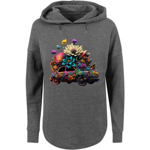 Sweatshirt 'Blumen Auto'