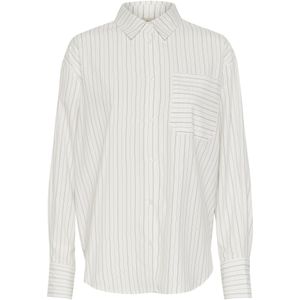 Kaffe Blouse 'KA Tara' grijs / wit