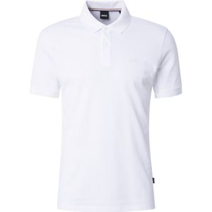 BOSS BLACK Pallas Polo's T-shirts Heren - Polo shirt - Wit