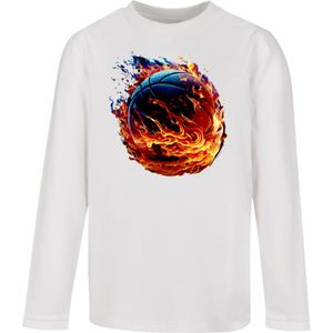 Shirt 'Basketball on fire'