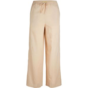 Jack & Jones Flora Linen Blend Jjxx Broek Beige Vrouw