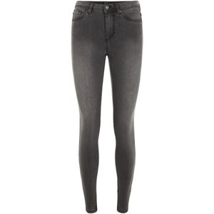 VERO MODA Mid Waist Skinny Jeans VMTANYA Dark Grey Denim