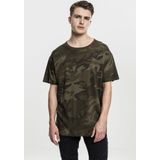 Urban Classics - Camo OVersized Heren T-shirt - Groen