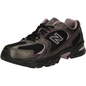 Sneakers - Laag - Zwart - Imitatieleer, Mesh