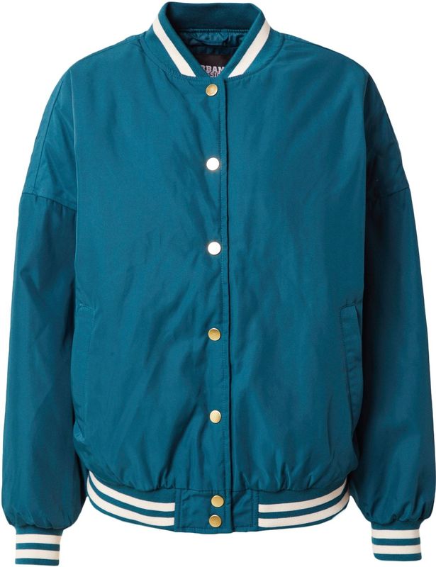 Urban Classics - Oversized Recycled College jacket - XS - Groen