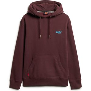 Superdry O-hals hoodie essential paars II