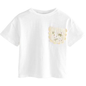 Next Shirt geel / groen / wit