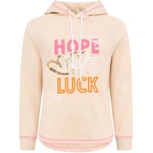 Sweatshirt 'Hope Love Luck'