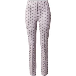 Marc Cain Broek mauve / poederroze / zwart / wit