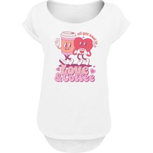 Shirt 'Love And Coffe Valentinstag'