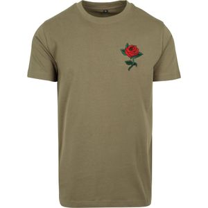 Mister Tee - Rose Heren T-shirt - Olijfgroen