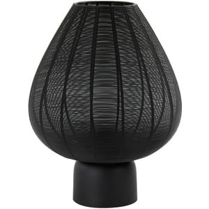Light and Living - Suneko - Tafellamp - Zwart - E27-fitting
