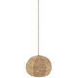 J-Line Hanglamp Bol Bananenbladeren Naturel Medium