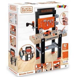 Smoby Black & Decker Bricolo Speelgoedwerkban - 92dlg.