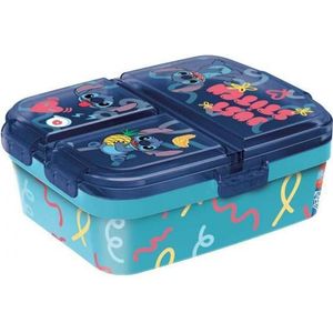 Lilo en Stitch multi brooddoos / broodtrommel 18,5 X 15 Cm