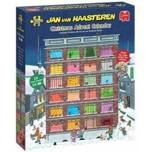 Jan van Haasteren Adventkalender 24x54 stukjes