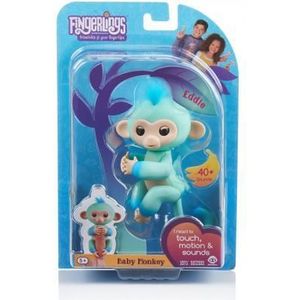 Fingerlings Eddie groen baby aapje