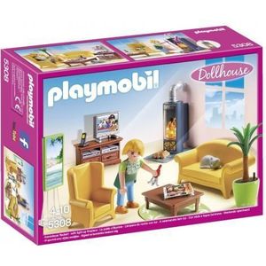 PLAYMOBIL Woonkamer met Houtkachel - 5308