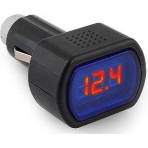 THAR 12V/24V Voltmeter - Mini Voltagemeter Auto 12 & 24 Volt - Spanningsmeter