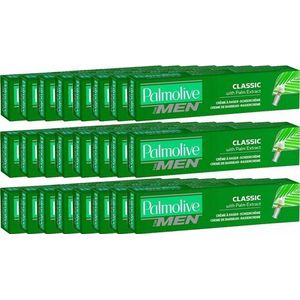 Palmolive Scheercrème Regular – 12 × 100 ml – Voordeelverpakking – Rijke, Hydraterende Scheercrème met Palmextract – Voor een Gladde & Comfortabele Scheerbeurt