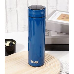 THAR Slimme Thermosfles - 0,5 Liter - LCD temperatuur Display - Dubbelwandige Thermosfles - Thermosbeker - Koffiebeker - Isoleerfles - Drinkflessen - Travel Mug - RVS