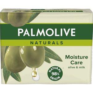 Palmolive Naturals Olijf Tabletzeep – 36 x 90 g – Milde en Hydraterende Zeep met Natuurlijke Olijfolie – Verzorgende Hand- en Lichaamszeep – Voordeelverpakking