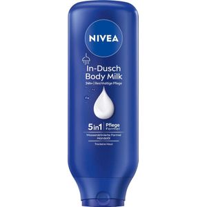 NIVEA In-Shower Body Milk 400 ml – Voor Droge Huid met Amandelolie – Directe Hydratatie Onder de Douche