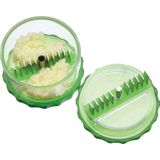 Garlic Chef KnoflookPers RVS - Knoflook hakker - Keukenhulp Knoflooksnijder -  20 bladen - 9 x 6 cm