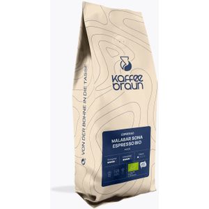 Kaffee Braun Espresso Malabar Sona Bio 250g