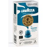 Lavazza Tierra for Amazonia - 100 Aluminium Capsules - Koffiecups compatibel met Nespresso - BIO / ORGANIC COFFEE UIT PERU