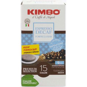 Kimbo Espresso Decaffeinato 15 E.S.E. pods