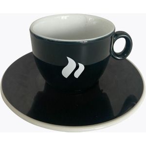 roastmarket cappuccinokopje, zwart