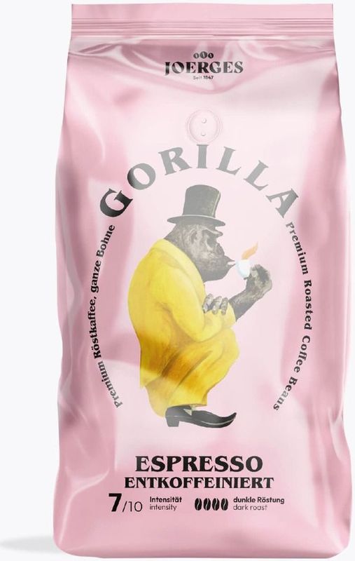 Gorilla Espresso zonder cafeïne 1kg