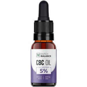 Dutch Balance CBC olie full spectrum 5% 10 ml 500 mg CBC